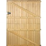 Porte de garage 2 vantaux barres et écharpes variante écurie