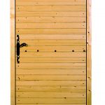 Porte de service à double panneau