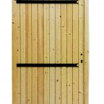 Porte de service cintré