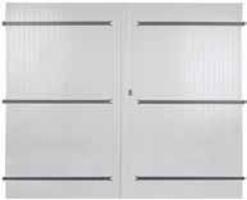 2 vantaux barres et écharpes